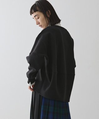 AMERICAN HOLIC 袖タックコクーンポンチプルオーバー Black