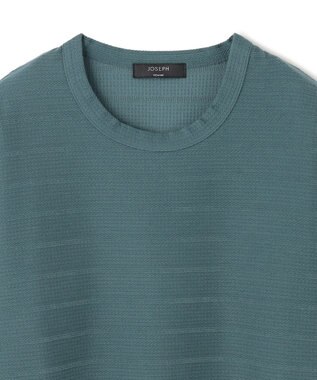 JOSEPH HOMME ブラッシュジャガード　クルーネック長袖Tシャツ スモーキーグリーン系
