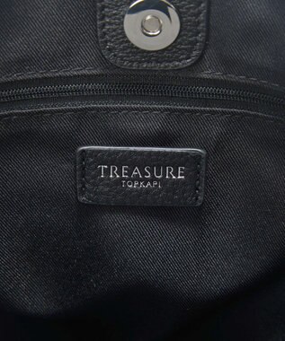 TOPKAPI 【TREASURE TOPKAPI】ソフトレザー タッセルアクセント 2WAY ショルダーバッグ ブラック