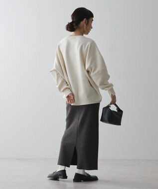 AMERICAN HOLIC 袖タックコクーンポンチプルオーバー Ivory