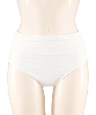 San-ai Resort（三愛水着楽園） 【WEB限定商品】【UPF50＋】ワコール共同開発ノンワイヤーなのにぷっくり美胸を作る【ダブルアップ】　ノンワイヤーAライン水着 M1 M2 L1　　【San-ai Resort（サンアイリゾート）】 ホワイト