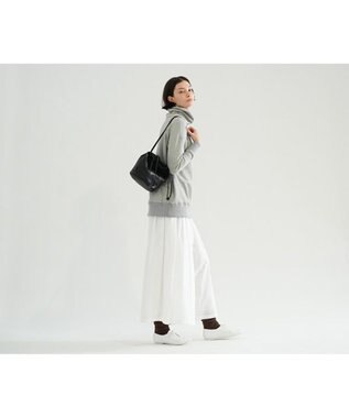 genten サステナブル巾着 大 クロ