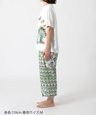 tsumori chisato SLEEP ツモリチサト パジャマ 5分袖 半袖 8分丈 ルームウェア レディース UDT163 /ワコール グリーン