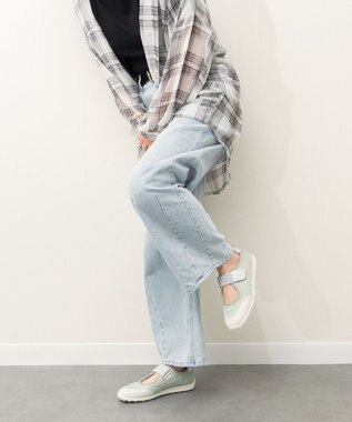 Bridget Birkin 【PARADIS COULEUR】ロープロファイルメリージェーンスニーカー グリーンコンビ