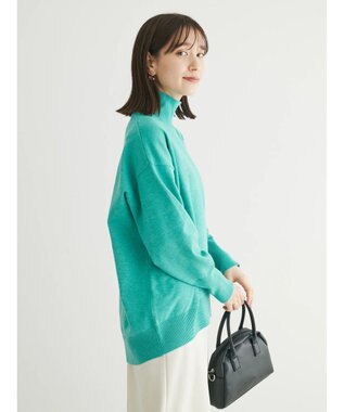 Green Parks もちやわ　モックネックプルオーバー Green