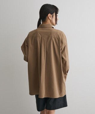 CRAFT STANDARD BOUTIQUE ビスチェレイヤード風シャツ Brown