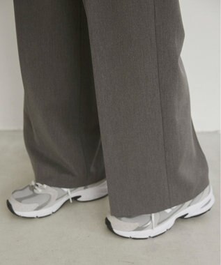 WEGO 【ANGIE VINTAGE/SMLサイズ展開】２タックワイドスラックス 杢グレー