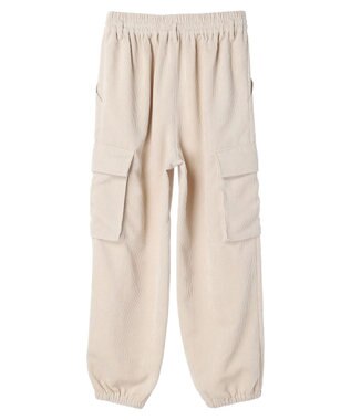 Green Parks ・ＥＬＥＮＣＡＲＥ　ＤＵＥ　コーデュロイカーゴパンツ Ivory