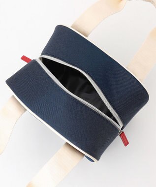 23区GOLF 【WOMEN】合皮×デニム調保冷カートバッグ ネイビー系