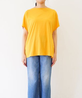 TOQUE 〈大草直子さんアドバイザー〉 タンギスコットン天竺半袖Ｔシャツ ターメリック