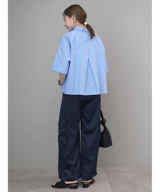 AMERICAN HOLIC サテンベイカーパンツ Navy