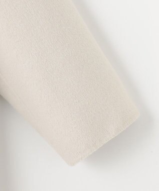 UNFILO 【撥水】ウール混リバー フーデットコート ベージュ系