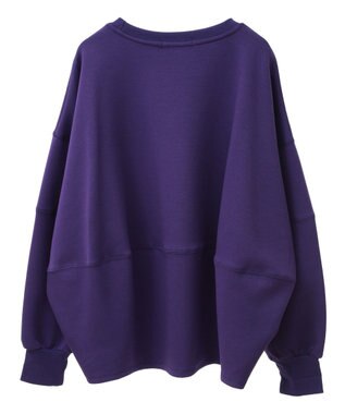 AMERICAN HOLIC 袖タックコクーンポンチプルオーバー Purple