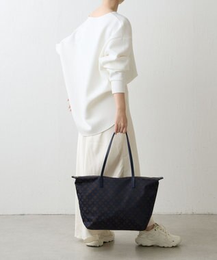 russet ＜380g/軽量＞ファスナー付きナイロントートバッグ(CE-1568) Purple/BR