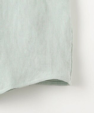 Feroux ナチュラルタッチ 楊柳 シャツ グリーン系