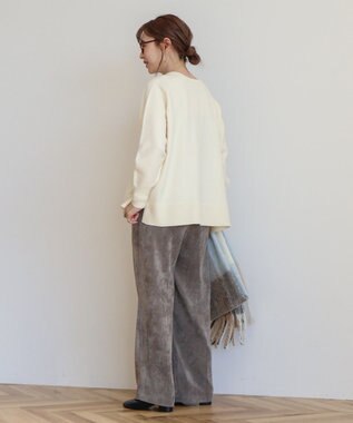 AMERICAN HOLIC バイパチラグランニットプルオーバー Ivory