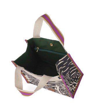 tsumori chisato CARRY サボテンと太陽 トートバッグ　Sサイズ ブラック