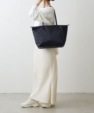 russet ＜380g/軽量＞ファスナー付きナイロントートバッグ(CE-1568) Purple/BR