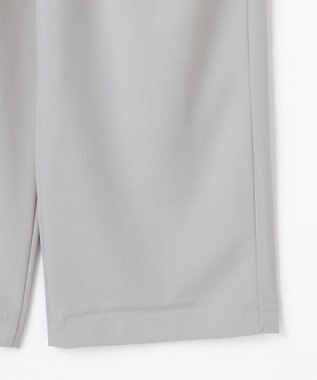 ANY イージーケアライトストレッチワイドパンツ ライトグレー