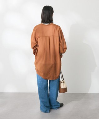 CRAFT STANDARD BOUTIQUE ヴィンテージボイルスキッパー長袖シャツ Camel