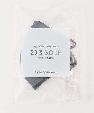 23区GOLF お肌へのやさしさとスタイリッシュさを両立【UNISEX】【保湿/日本製】マスク ネイビー系