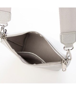 UNBILLION カシュカシュ cachecache / 舟型シュリンクショルダー シルバー