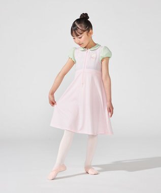 Chacott ジップアップワンピース ベビーピンク