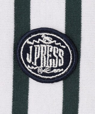 J.PRESS KIDS 【110-130cm】ストライプ Ｔシャツ カーキ系1