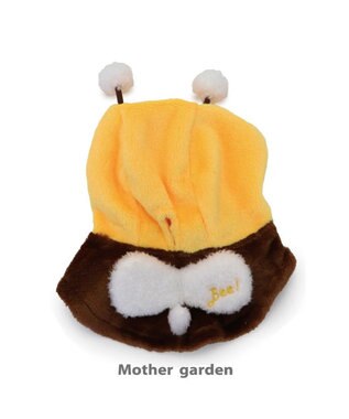 Mother garden マザーガーデン とことこおさんぽシリーズ きせかえ服  《はちポンチョ》 単品 ブラウン