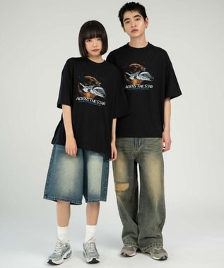 WEGO 【ユニセックス着用ITEM/SMLXLサイズ展開】アソートグラフィックT（SS） 柄16
