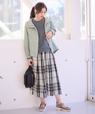 ANY 【撥水/UVカット/手洗い可】ラク映え撥水マウンパ ライトグリーン