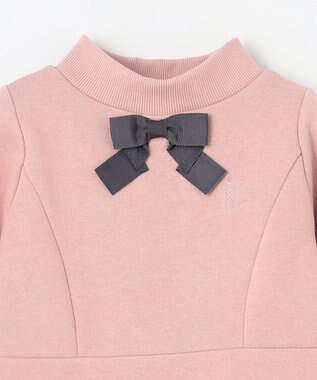 組曲 KIDS 【110-140cm】リボンタイ ワンピース ピンク系