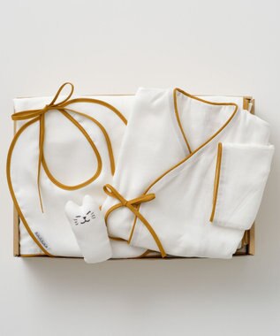 京和晒綿紗 【BABY】新生児ギフトセット マスタードバイアス