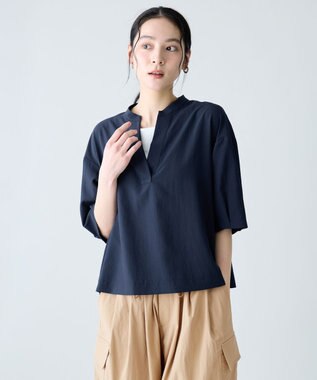 ANY 楽映えスキッパーブラウス