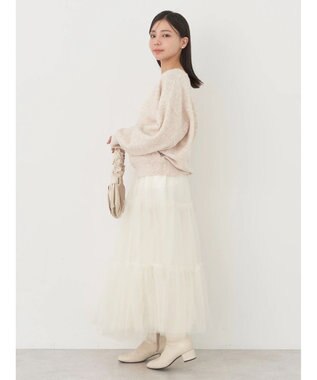 earth music&ecology カシュクールニットプルオーバー Ivory