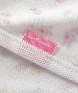 MIKI HOUSE HOT BISCUITS 肌着セット 通年用(総柄) ピンク