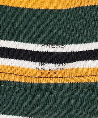 J.PRESS YORK STREET 【UNISEX】ベーシックボーダー Tシャツ ダークグリーン系2