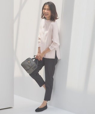 ANY 【UVカット/ウエストゴム/ストレッチ】大人の７daysデイリーパンツ ブラック