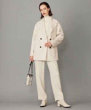 【美品】 ZARA   ピンクPコート　Lサイズ