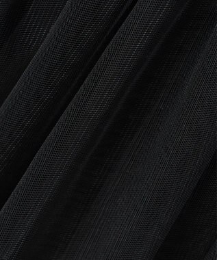 23区 【GOLD LABEL/見上愛さん着用】チュール ペプラムブラウス ブラック系