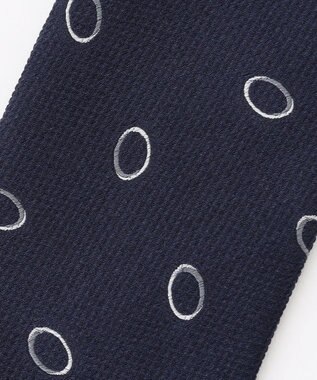 JOSEPH ABBOUD 【イタリア生地・日本製】メランジシャンブレーネクタイ ネイビー系3