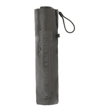 MOONBAT 【WEB限定】MIZUNO  (ミズノ)  BIGロゴ 無地 日傘 折りたたみ傘 パラソル 晴雨兼用 軽量 一級遮光 遮熱効果 遮光率100% UV遮蔽100% ブラック