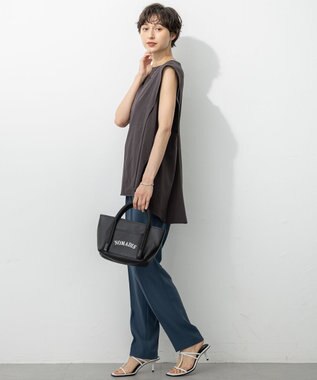 23区 NOMADIS JOY レザー ミニ トートバッグ ブラック系