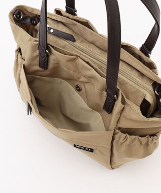 LA BAGAGERIE 【MONICA】ポーチ付き3WAYトートバッグ ベージュ