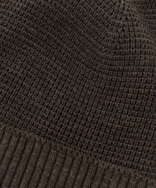 JOSEPH ABBOUD MOUNTAIN 【イージーケア/速乾性/  軽量糸使用】ニットキャップ ダークブラウン系