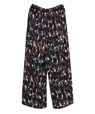 Green Parks 柄イージーパンツⅣ（ワイド） Brown