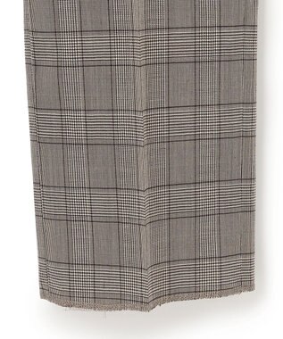 J.PRESS MEN 【J.PRESS BASIC】ペピンメリノコンフォート ストレッチブラウン グレナカートチェック スラックス ブラウン系4