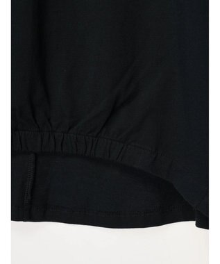 CRAFT STANDARD BOUTIQUE シルケット天竺　フロントギャザーＢＩＧ　Ｔｅｅ　Ｌ／Ｓ Black