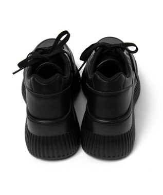 WEGO 厚底プラットフォームスニーカー ブラック