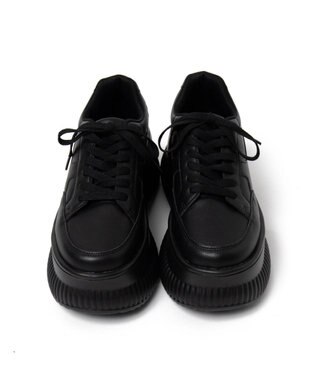 WEGO 厚底プラットフォームスニーカー ブラック